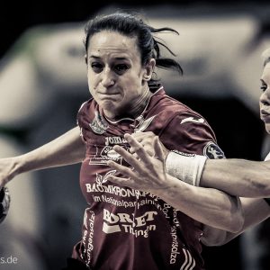 Kerstin Wohlbold im Spiel Frisch Auf Frauen - Thueringer HC