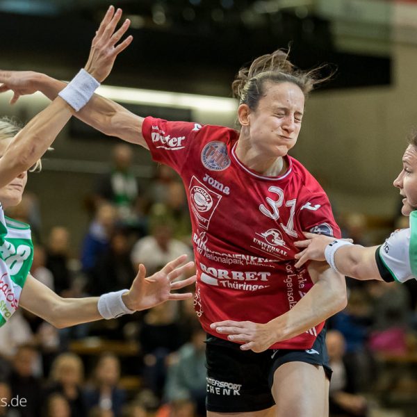 Kerstin Wohlbold im Spiel Frisch Auf Frauen - Thueringer HC