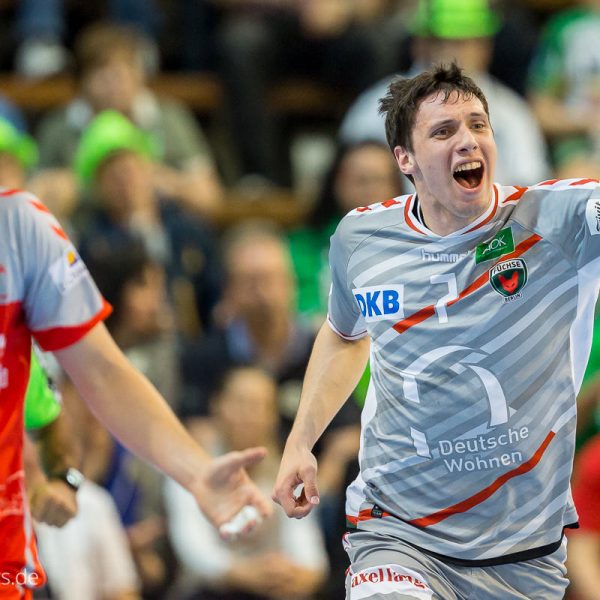 Kevin Struck im Spiel Fuechse Berlin – Saint-Raphael Kevin Struck im Spiel Fuechse Berlin - Saint-Raphael