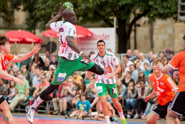 Kevynn Nyokas  – Frisch Auf Goeppingen – beim Esslinger Markplatzturnier 2014