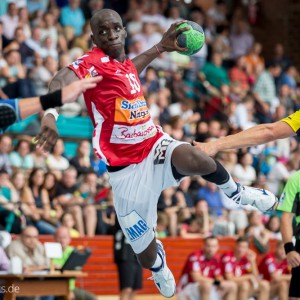 Kevynn Nyokas – Frisch Auf Goeppingen – beim Esslinger Markplatzturnier 2014 Kevynn Nyokas - Frisch Auf Goeppingen - beim Esslinger Markplatzturnier 2014