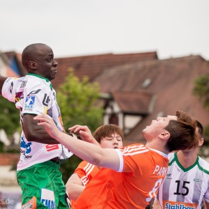 Kevynn Nyokas – Frisch Auf Goeppingen – beim Esslinger Markplatzturnier 2014 Kevynn Nyokas - Frisch Auf Goeppingen - beim Esslinger Markplatzturnier 2014