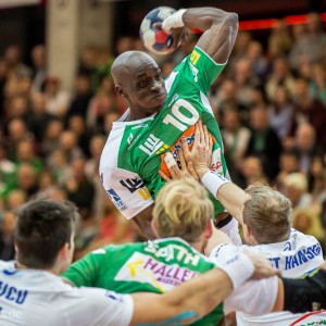 Kevynn Nyokas im Spiel Frisch Auf Goeppingen – HSV Hamburg Kevynn Nyokas im Spiel Frisch Auf Goeppingen - HSV Hamburg