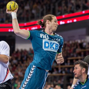 Kim Ekdahl du Rietz beim Allstar Game der Handball Bundesliga 2015 Kim Ekdahl du Rietz beim Allstar Game der Handball Bundesliga 2015
