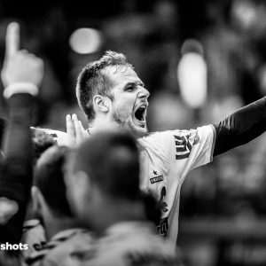 Kresimir Kozina im Spiel FRISCH AUF Goeppingen - Hannover-Burgdorf