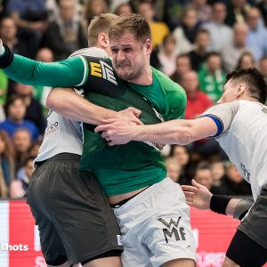 Kresimir Kozina im Spiel FRISCH AUF Goeppingen - Nexe Nasice