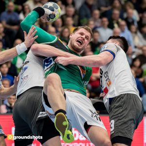 Kresimir Kozina im Spiel FRISCH AUF Goeppingen - Nexe Nasice