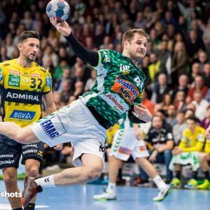 Kresimir Kozina im Spiel FRISCH AUF Goeppingen – Rhein-Neckar Loewen Kresimir Kozina im Spiel FRISCH AUF Goeppingen - Rhein-Neckar Loewen