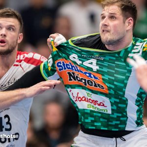 Kresimir Kozina im Spiel Frisch Auf Goeppingen - Eulen Ludwigshafen