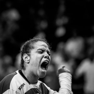 Kristy Zimmerman im Spiel Frisch Auf Frauen - VfL Oldenburg