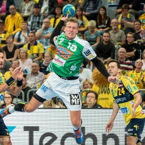 Lars Kaufmann beim Spiel Rhein-Neckar Loewen – Frisch Auf Goeppingen Lars Kaufmann beim Spiel Rhein-Neckar Loewen - Frisch Auf Goeppingen