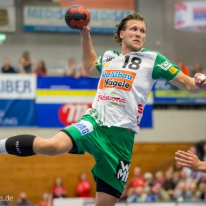 Lars Kaufmann im DHB-Pokal HBW Balingen-FRISCH AUF Goeppingen Lars Kaufmann im DHB-Pokal HBW Balingen-FRISCH AUF Goeppingen