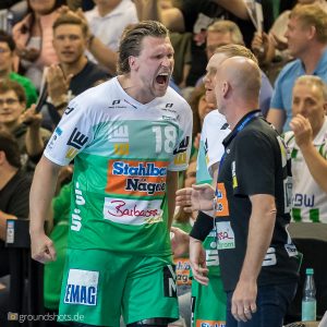 Lars Kaufmann im Finale Fuechse Berlin – FRISCH AUF Goeppingen Lars Kaufmann im Finale Fuechse Berlin - FRISCH AUF Goeppingen