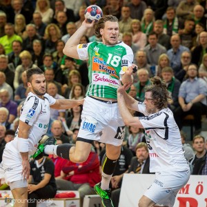 Lars Kaufmann im Spiel FRISCH AUF Goeppingen - MT Melsungen