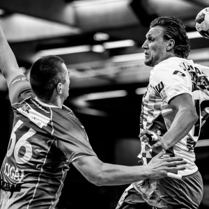 Lars Kaufmann im Spiel FRISCH AUF Goeppinhen – Gornik Zabrze Lars Kaufmann im Spiel FRISCH AUF Goeppinhen - Gornik Zabrze