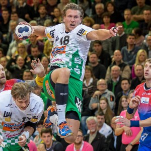 Lars Kaufmann im Spiel FRISCH AUF Goeppinhen – Gornik Zabrze Lars Kaufmann im Spiel FRISCH AUF Goeppinhen - Gornik Zabrze