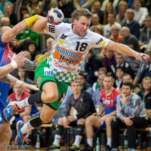 Lars Kaufmann im Spiel FRISCH AUF Goeppinhen – Gornik Zabrze Lars Kaufmann im Spiel FRISCH AUF Goeppinhen - Gornik Zabrze