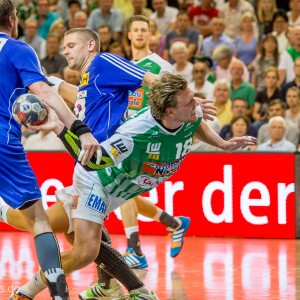 Lars Kaufmann im Spiel Frisch Auf Goeppingen – Eisenach Lars Kaufmann im Spiel Frisch Auf Goeppingen - Eisenach
