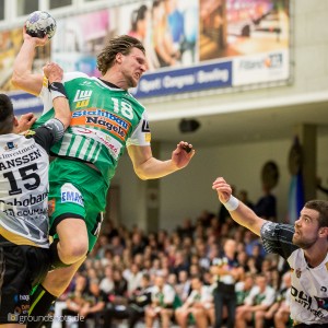 Lars Kaufmann im Spiel Limburg Lions – FRISCH AUF Goeppingen Lars Kaufmann im Spiel Limburg Lions - FRISCH AUF Goeppingen