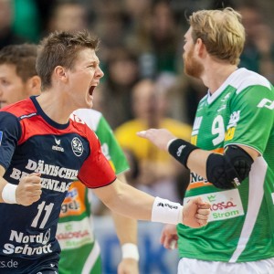 Lasse Svan im Spiel Frisch Auf Goeppingen – SG Flensburg-Handewitt Lasse Svan im Spiel Frisch Auf Goeppingen - SG Flensburg-Handewitt
