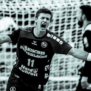 Lasse Svan im Spiel Frisch Auf Goeppingen – SG Flensburg-Handewitt Lasse Svan im Spiel Frisch Auf Goeppingen - SG Flensburg-Handewitt
