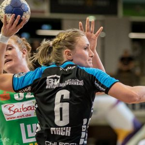 Linda Mack im Spiel Frisch Auf Frauen - SG BBM Bietigheim