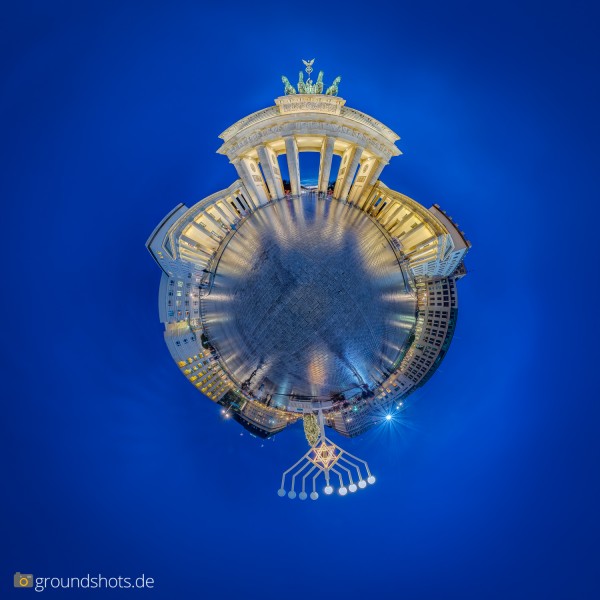 Little Planet vom Brandenburger Tor