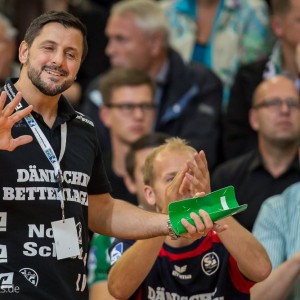 Lubomir Vranjes im Spiel Frisch Auf Goeppingen – SG Flensburg-Handewitt Lubomir Vranjes im Spiel Frisch Auf Goeppingen - SG Flensburg-Handewitt