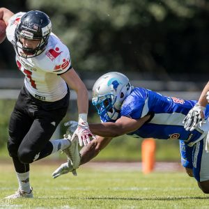 Lukas Anzeneder im Spiel Albershausen Crusaders - Kirchdorf Wildcats-14