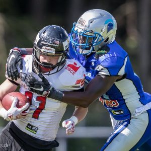 Lukas Anzeneder im Spiel Albershausen Crusaders - Kirchdorf Wildcats-15