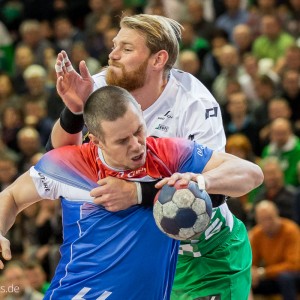Maciej Scigaj im Spiel FRISCH AUF Goeppinhen – Gornik Zabrze Maciej Scigaj im Spiel FRISCH AUF Goeppinhen - Gornik Zabrze