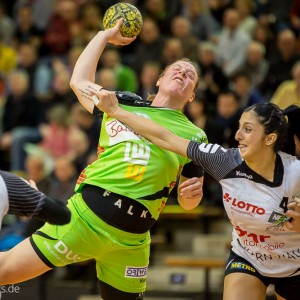 Maike Daniels im Spiel Frisch Auf Frauen – Koblenz-Weibern Maike Daniels im Spiel Frisch Auf Frauen - Koblenz-Weibern