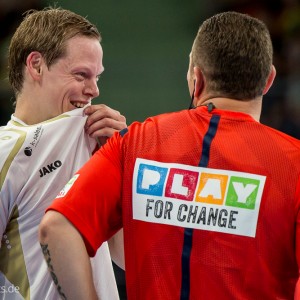 Manuel Liniger im Spiel Deutschland-Schweiz Manuel Liniger im Spiel Deutschland-Schweiz