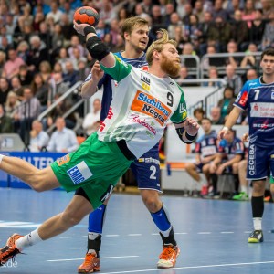Manuel Spaeth im DHB-Pokal HBW Balingen-FRISCH AUF Goeppingen Manuel Spaeth im DHB-Pokal HBW Balingen-FRISCH AUF Goeppingen