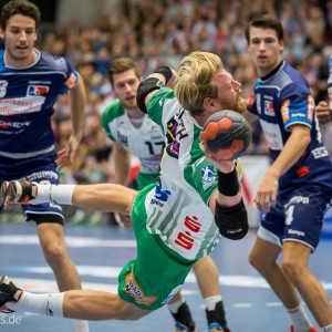 Manuel Spaeth im DHB-Pokal HBW Balingen-FRISCH AUF Goeppingen Manuel Spaeth im DHB-Pokal HBW Balingen-FRISCH AUF Goeppingen