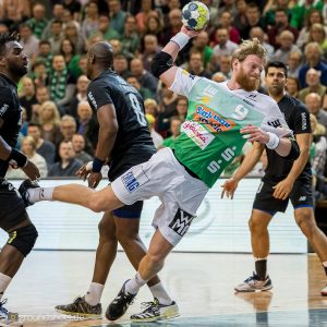 Manuel Spaeth im Spiel FRISCH AUF Goeppingen – FC Porto Manuel Spaeth im Spiel FRISCH AUF Goeppingen - FC Porto