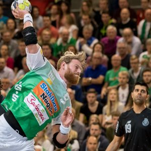 Manuel Spaeth im Spiel FRISCH AUF Goeppingen – FC Porto Manuel Spaeth im Spiel FRISCH AUF Goeppingen - FC Porto