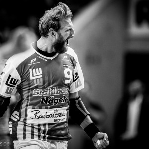 Manuel Spaeth im Spiel FRISCH AUF Goeppingen-Fuechse Berlin Manuel Spaeth im Spiel FRISCH AUF Goeppingen-Fuechse Berlin