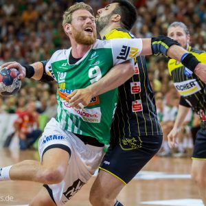 Manuel Spaeth im Spiel FRISCH AUF Goeppingen – TVB Stuttgart Manuel Spaeth im Spiel FRISCH AUF Goeppingen - TVB Stuttgart