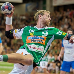 Manuel Spaeth im Spiel Frisch Auf Goeppingen - Bergischer HC