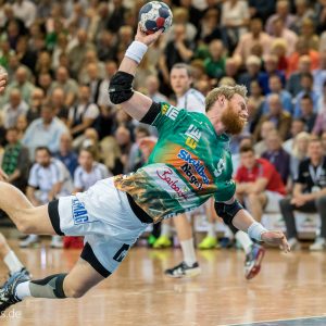 Manuel Spaeth im Spiel Frisch Auf Goeppingen - MT Melsungen