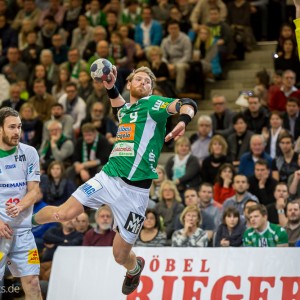 Manuel Spaeth im Spiel Frisch Auf Goeppingen - SC Magdeburg