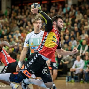 Marc Caellas im Europapokal FRISCH AUF Goeppingen – BM Granollers Marc Caellas im Europapokal FRISCH AUF Goeppingen - BM Granollers