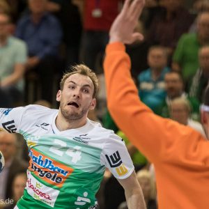 Marcel Schiller im Spiel FRISCH AUF Goeppingen – FC Porto Marcel Schiller im Spiel FRISCH AUF Goeppingen - FC Porto