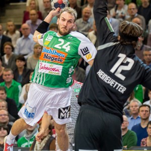 Marcel Schiller im Spiel FRISCH AUF Goeppingen-Fuechse Berlin Marcel Schiller im Spiel FRISCH AUF Goeppingen-Fuechse Berlin