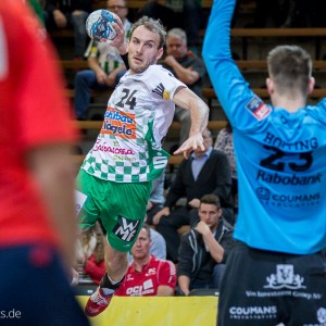 Marcel Schiller im Spiel FRISCH AUF Goeppingen – Lions Limburg Marcel Schiller im Spiel FRISCH AUF Goeppingen - Lions Limburg