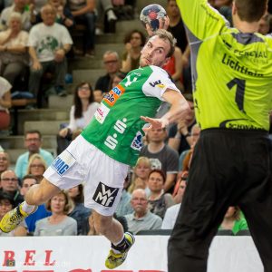 Marcel Schiller im Spiel FRISCH AUF Goeppingen – VfL Gummersbach Marcel Schiller im Spiel FRISCH AUF Goeppingen - VfL Gummersbach