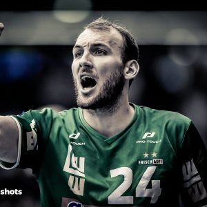 Marcel Schiller im Spiel FRISCH AUF Goeppingen – VfL Gummersbach Marcel Schiller im Spiel FRISCH AUF Goeppingen - VfL Gummersbach