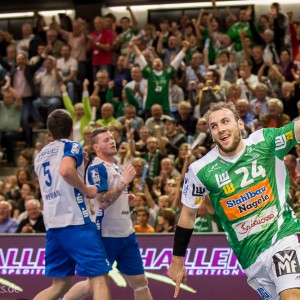 Marcel Schiller im Spiel Frisch Auf Goeppingen - Bergischer HC