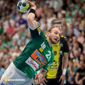 Marcel Schiller im Spiel Frisch Auf Goeppingen - Chambery